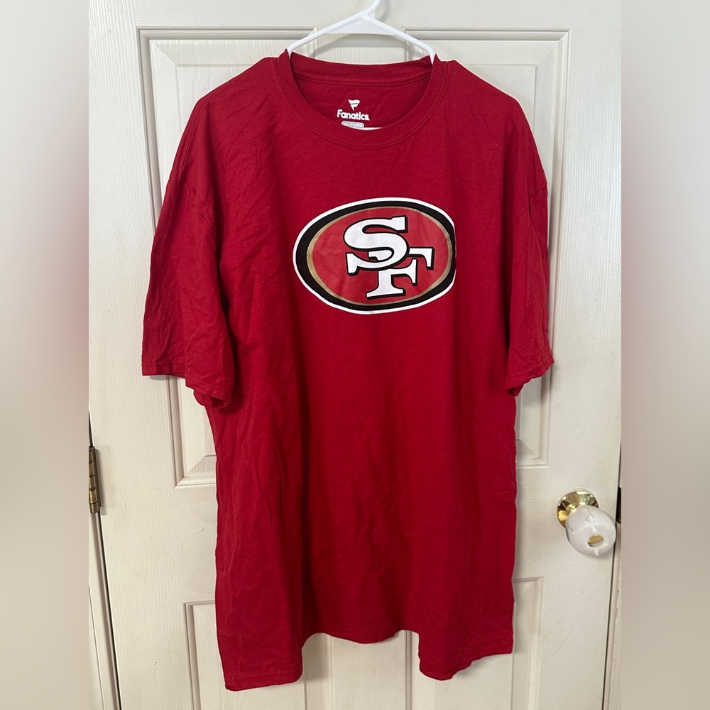 NWOT - Fanatics Red 49ers T-Shirt